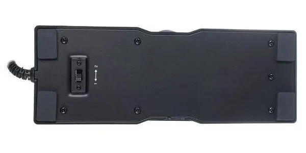 Nektar NX-P controller rear panel view showing power input, screws, and cable against dark background