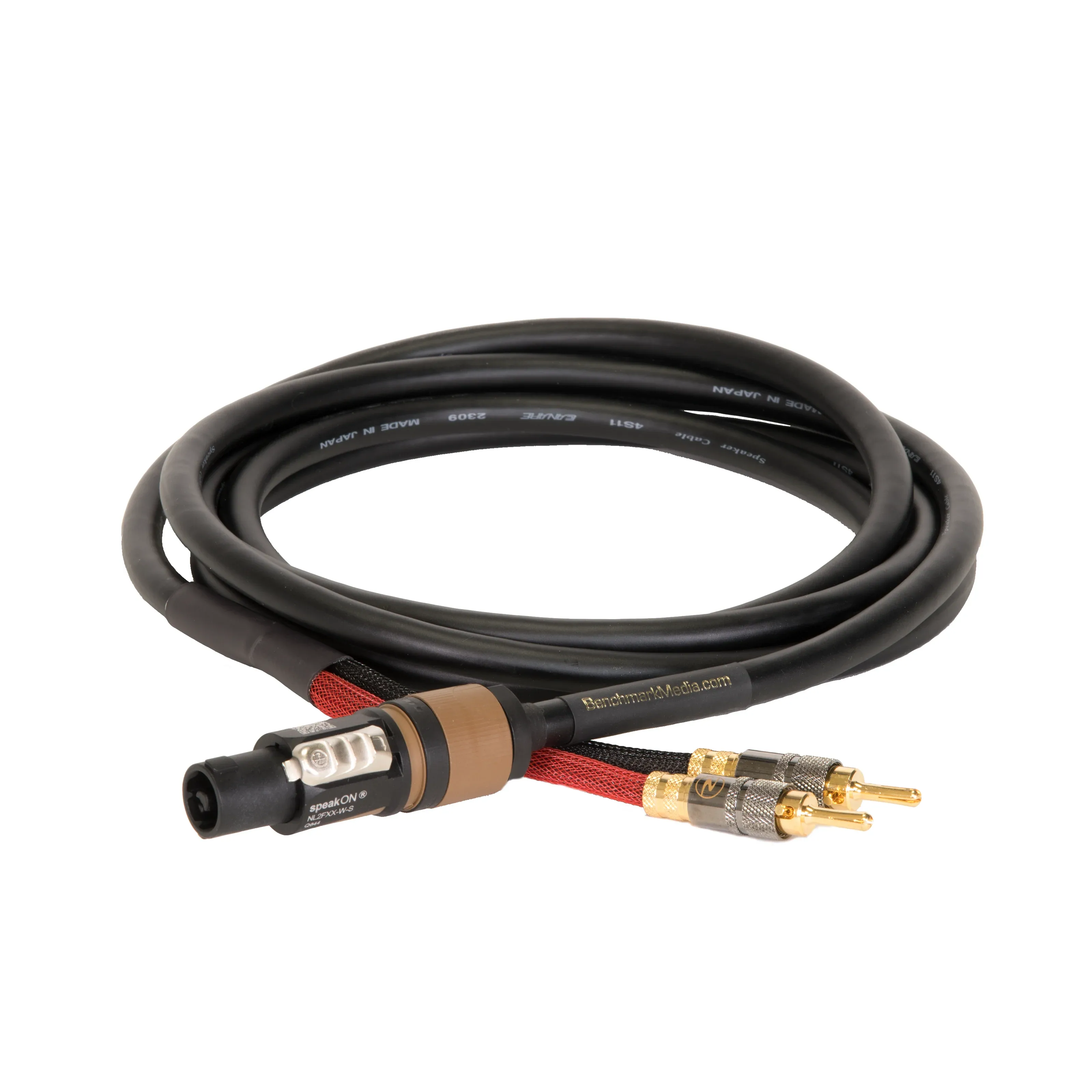 Benchmark Speakon - Banana Cable - 4.57m (15ft)