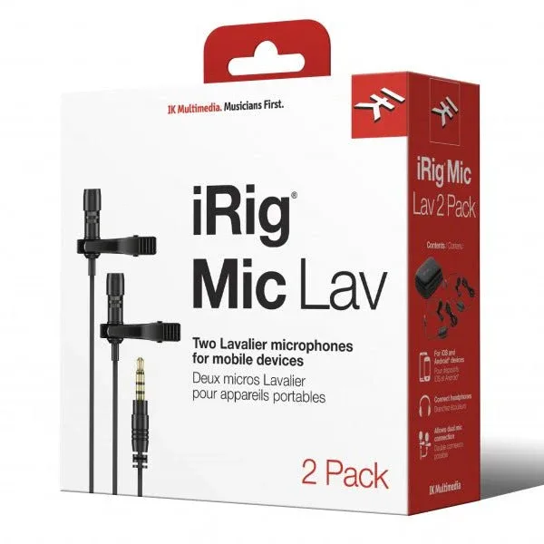 iRig Mic Lav 2 Pack