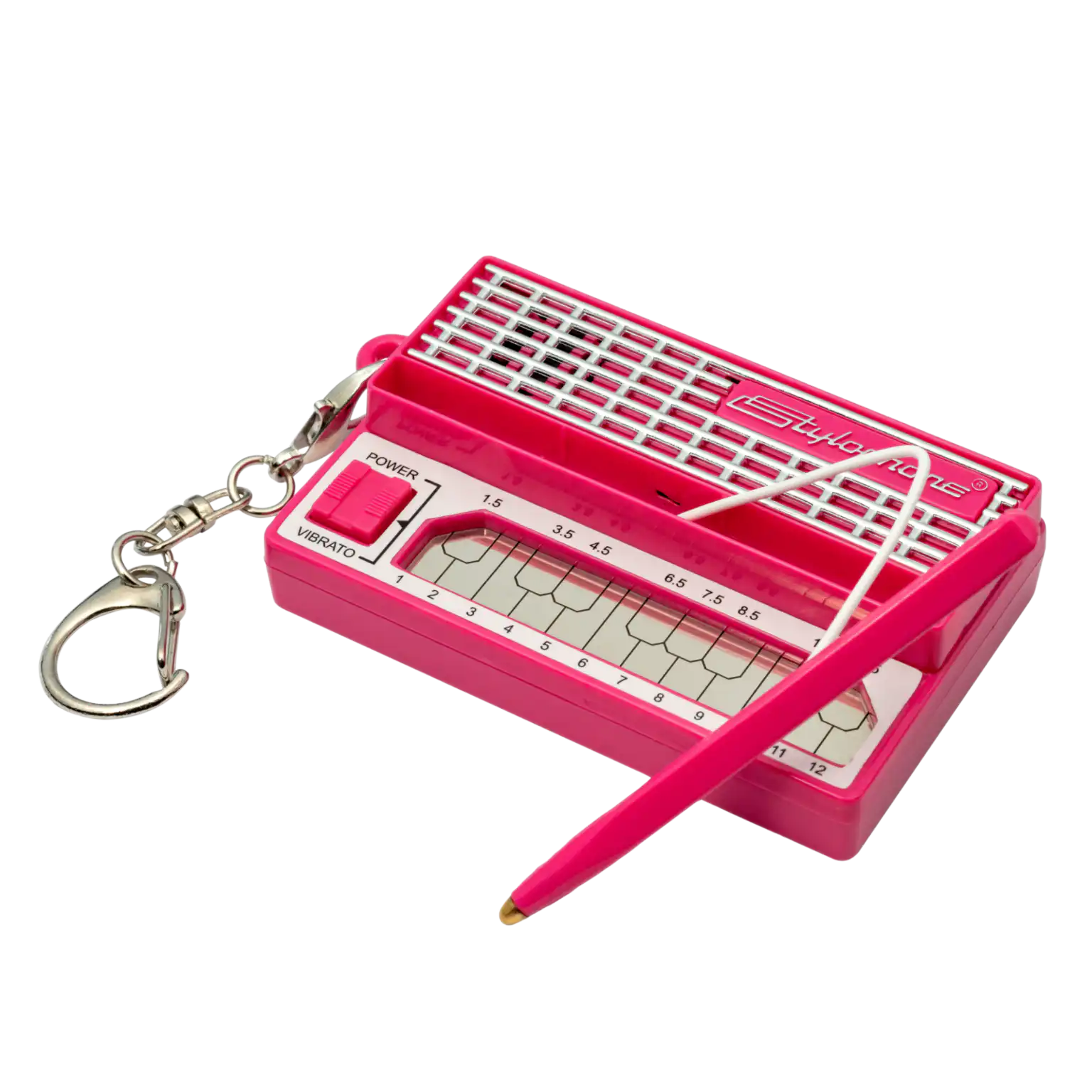 Stylophone Mini Keychain Pocket Synthesizer – Pink