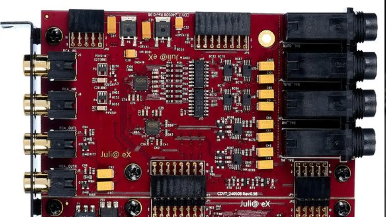 Audio PCIe card
