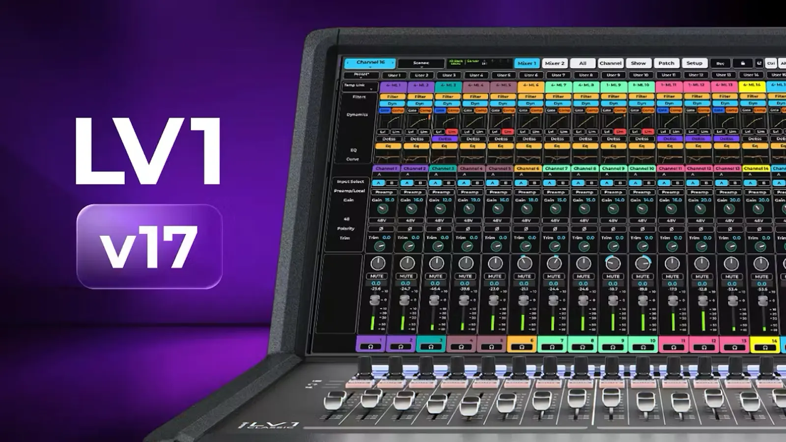 eMotion LV1 v17: A Major Workflow & Interface Update