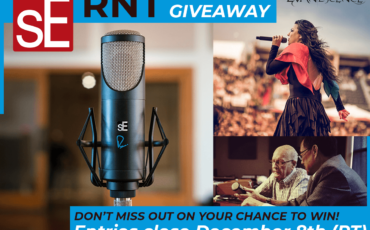 Your chance to win sE's Premium Tube Condenser: The RNT Mic Giveaway!